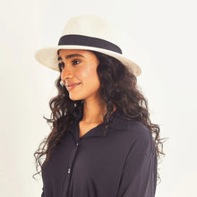 Afbeelding in galerij laden, Image 04: Uv Line Chapeau Panama Hat Shanghai Imp Uni White Black Upf50+