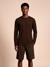 Charger l'image dans la galerie, Gallery: Uv Line T-Shirt Longsleeve New Fit Textura Masc Brown Upf50+