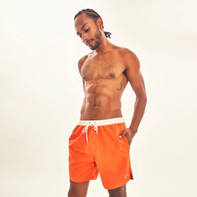 Afbeelding in galerij laden, Gallery: Uv Line Bermuda / Short Pour Homme Shorts Boxer Orange Upf50+