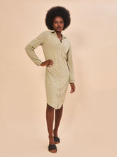 Afbeelding in galerij laden, Image 02: Uv Line Chemise Shirtdress Copenhagen Mescla Areia Upf50+
