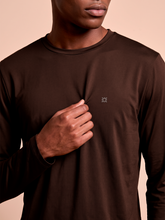 Charger l'image dans la galerie, Image 05: Uv Line T-Shirt Longsleeve New Fit Textura Masc Brown Upf50+