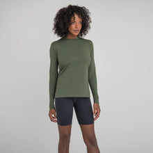 Afbeelding in galerij laden, Image 02: Uv Line T-Shirt Longsleeve Uvpro Fem Verde Militar Upf50+