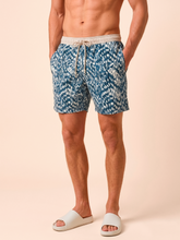 Afbeelding in galerij laden, Gallery: Uv Line Bermuda / Short Pour Homme Shorts Acqua Boxer Tie Dye Blue Upf50+
