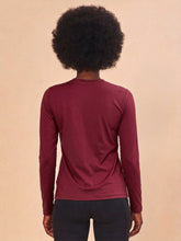 Afbeelding in galerij laden, Model Back: Uv Line T-Shirt Longsleeve Uvpro Vermelho Quimado Upf50+