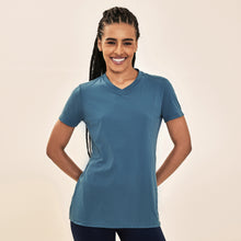Afbeelding in galerij laden, Model Front: Uv Line Fitness Haut T-Shirt Sport Fit Aco Upf50+