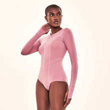 Charger l'image dans la galerie, Image 02: Uv Line Une Pièce Swimsuit Macae Malva Upf50+