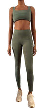 Charger l'image dans la galerie, Product Front: Uv Line Fitness Bas Legging Fit Aspen Green Cactus Upf50+