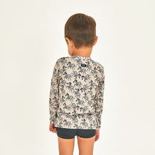 Afbeelding in galerij laden, Model Back: Uv Line T-Shirt Longsleeve Baby Zebra Upf50+