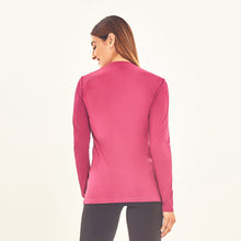 Afbeelding in galerij laden, Model Back: Uv Line T-Shirt Longsleeve Sport Fit Fuchsia Upf50+