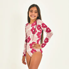 Afbeelding in galerij laden, Image 02: Uv Line Une Pièce Fille Swimsuit Flores Upf50+