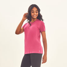Afbeelding in galerij laden, Image 02: Uv Line Fitness Haut T-Shirt Sport Fit Fuchsia Upf50+