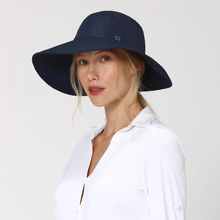 Charger l'image dans la galerie, Image 02: Uv Line Chapeau Souple/Capeline Hat Lyon Nac L Fem Navy Blue Upf50+
