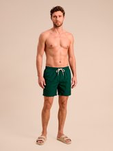 Charger l'image dans la galerie, Model Front: Uv Line Bermuda / Short Pour Homme Shorts Acqua Boxer Military Green Upf50+
