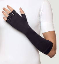 Afbeelding in galerij laden, Image 02: Uv Line Gants Long Gloves Uni Black Upf50+
