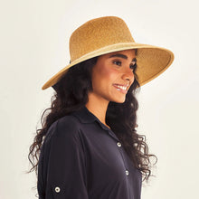 Charger l'image dans la galerie, Image 04: Uv Line Chapeau Souple/Capeline Hat Santorini Imp Fem Wheat Upf50+
