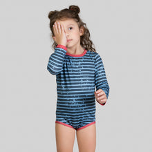 Afbeelding in galerij laden, Image 07: Uv Line Maillot De Bain Bébé Macaquinho Baby Listras Upf50+
