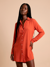 Charger l'image dans la galerie, Image 03: Uv Line Chemise Shirtdress Copenhagen Pitanga Upf50+

