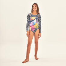 Charger l'image dans la galerie, Image 05: Uv Line Une Pièce Fille Swimsuit Girl Tucano Upf50+
