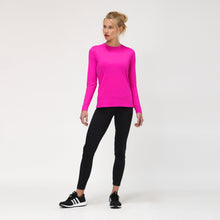 Afbeelding in galerij laden, Model Front: Uv Line T-Shirt Camiseta Uv X Pro Ml Rosa Upf50+
