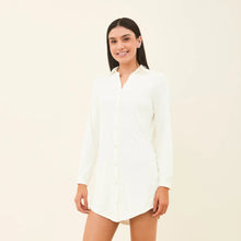 Afbeelding in galerij laden, Image 02: Uv Line Chemise Shirtdress Copenhagen Fem Off White Upf50+
