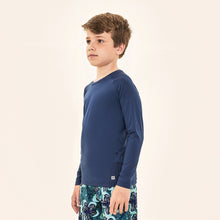 Afbeelding in galerij laden, Image 02: Uv Line T-Shirt Acqua Qr Code Marinho Upf50+
