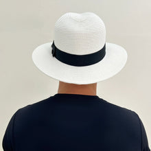 Afbeelding in galerij laden, Image 07: Uv Line Chapeau Panama Hat Shanghai Imp Uni White Black Upf50+
