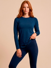 Charger l'image dans la galerie, Gallery: Uv Line T-Shirt Longsleeve Uvpro Fem Cobalt Upf50+
