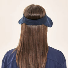 Afbeelding in galerij laden, Model Back: Uv Line Visière Visor Bali Fem Navy Light Blue Upf50+
