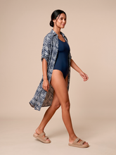 Afbeelding in galerij laden, Image 03: Uv Line Chemise Midi Chemise Tie Dye Blue Upf50+
