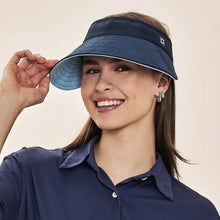 Afbeelding in galerij laden, Gallery: Uv Line Visière Visor Bali Fem Navy Light Blue Upf50+
