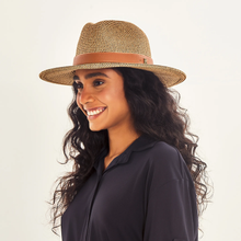 Afbeelding in galerij laden, Image 02: Uv Line Chapeau Fedora Hat Giovana Imp Fem Mescla Upf50+

