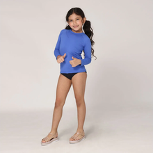 Charger l'image dans la galerie, Image 03: Uv Line T-Shirt Longsleeve Uvpro Kids Bic Blue Upf50+

