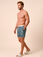 Afbeelding in galerij laden, Image 03: Uv Line Bermuda / Short Pour Homme Shorts Acqua Boxer Tie Dye Blue Upf50+
