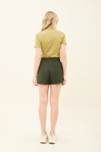 Afbeelding in galerij laden, Model Back: Uv Line Fitness Bas Short Race Verde Militar Upf50+
