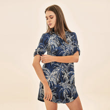 Afbeelding in galerij laden, Image 02: Uv Line Chemise Shirtdress Coqueiros Marinho Upf50+
