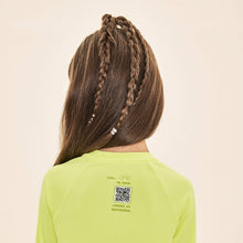 Afbeelding in galerij laden, Image 04: Uv Line T-Shirt Acqua Qr Code Amarelo Fluor Upf50+

