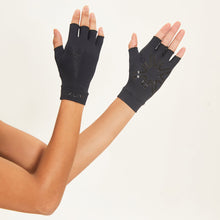 Afbeelding in galerij laden, Image 04: Uv Line Gants Short Gloves Uni Black Upf50+
