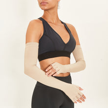 Afbeelding in galerij laden, Image 02: Uv Line Gants Extra Long Glove Chocolate Upf50+
