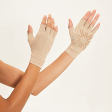 Afbeelding in galerij laden, Image 06: Uv Line Gants Short Gloves Uni Beige Upf50+
