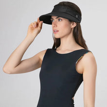 Afbeelding in galerij laden, Model Front: Uv Line Visière Visor Leblon Black Upf50+
