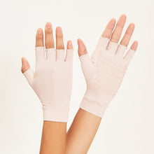 Afbeelding in galerij laden, Image 02: Uv Line Gants Short Gloves Anti-Aging Uni Nude Upf50+
