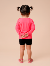 Charger l'image dans la galerie, Model Back: Uv Line T-Shirt Longsleeve Baby Pink Fluor Upf50+

