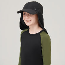 Afbeelding in galerij laden, Image 02: Uv Line Casquette Cap Legionario Teens Inf Black Upf50+
