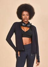 Afbeelding in galerij laden, Gallery: Uv Line T-Shirt Jacket Fem New Fit Black Upf50+
