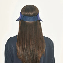 Afbeelding in galerij laden, Model Back: Uv Line Visière Grecia Navy Fit Upf50+
