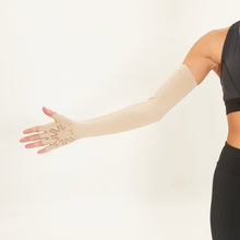 Afbeelding in galerij laden, Image 05: Uv Line Gants Extra Long Gloves Uni Chocolate Upf50+
