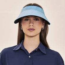 Afbeelding in galerij laden, Image 05: Uv Line Visière Visor Bali Fem Navy Light Blue Upf50+
