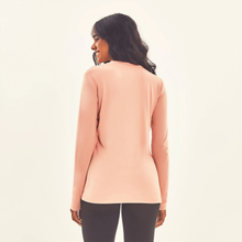 Charger l'image dans la galerie, Model Back: Uv Line T-Shirt Longsleeve Sport Fit Solar Rose Upf50+

