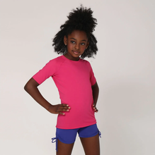 Afbeelding in galerij laden, Camiseta Kids Uvpro Mc Roze UPF50+
