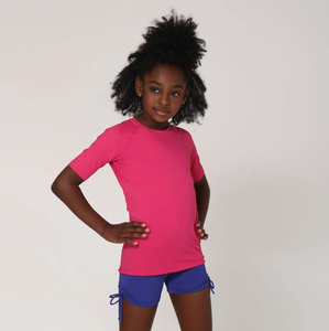 Camiseta Kids Uvpro Mc Roze UPF50+